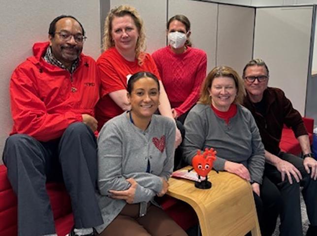 Group of NHLBI colleagues seated together